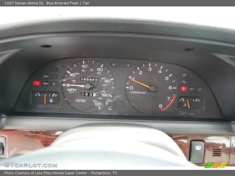 Blue Emerald Pearl / Tan 1997 Nissan Altima SE