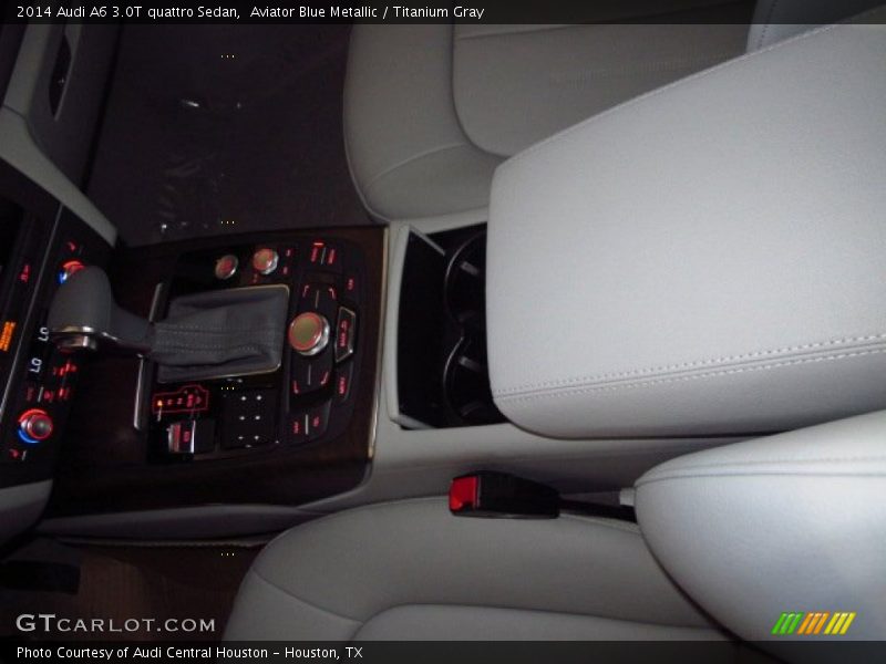 Aviator Blue Metallic / Titanium Gray 2014 Audi A6 3.0T quattro Sedan
