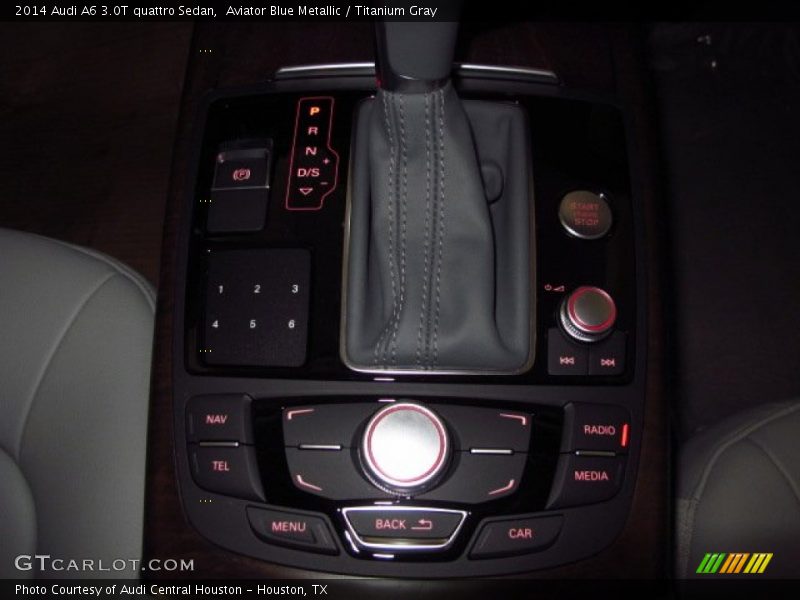 Aviator Blue Metallic / Titanium Gray 2014 Audi A6 3.0T quattro Sedan