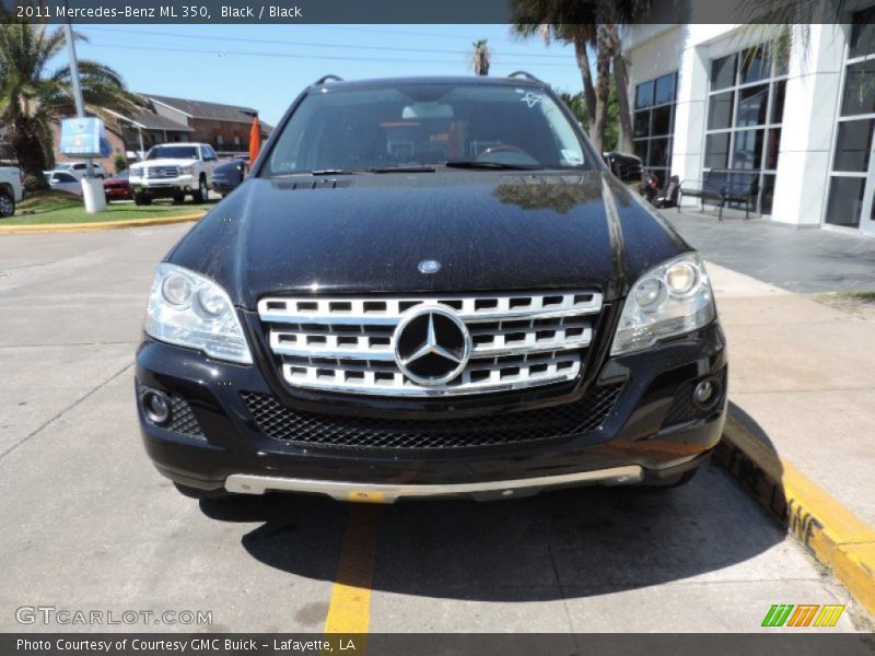 Black / Black 2011 Mercedes-Benz ML 350