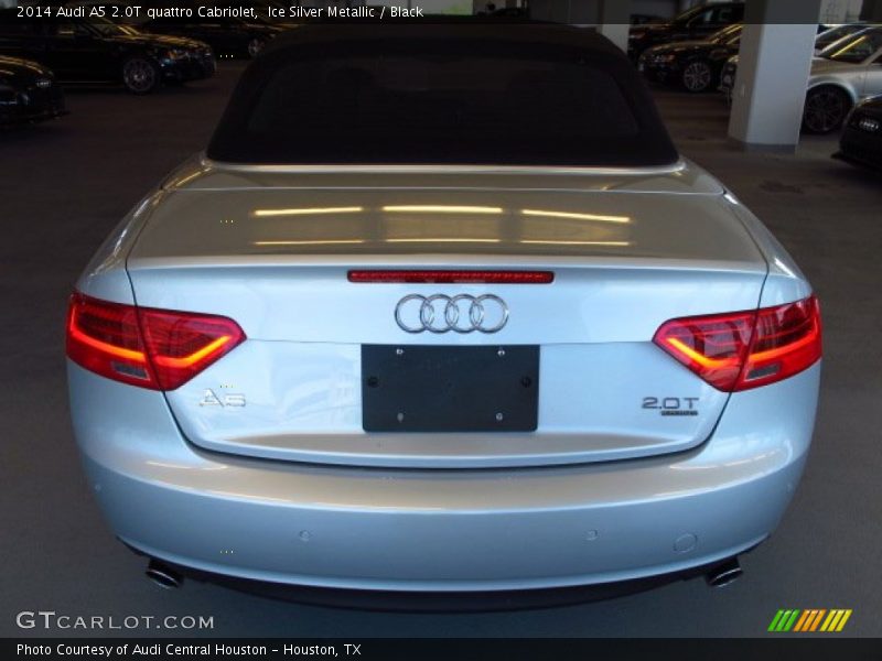 Ice Silver Metallic / Black 2014 Audi A5 2.0T quattro Cabriolet