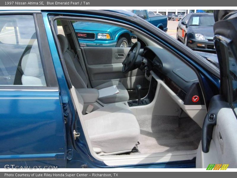 Blue Emerald Pearl / Tan 1997 Nissan Altima SE