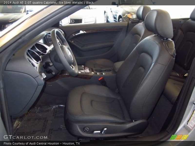 Ice Silver Metallic / Black 2014 Audi A5 2.0T quattro Cabriolet