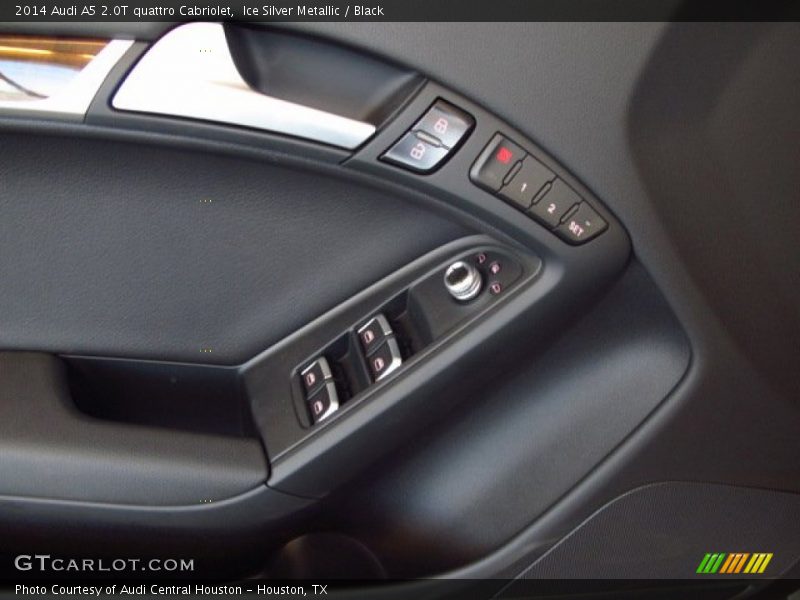 Ice Silver Metallic / Black 2014 Audi A5 2.0T quattro Cabriolet