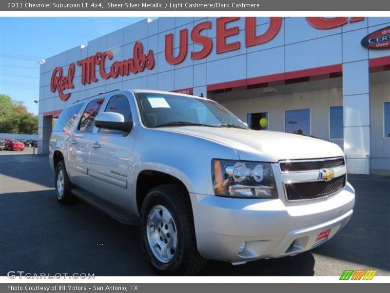 Sheer Silver Metallic / Light Cashmere/Dark Cashmere 2011 Chevrolet Suburban LT 4x4