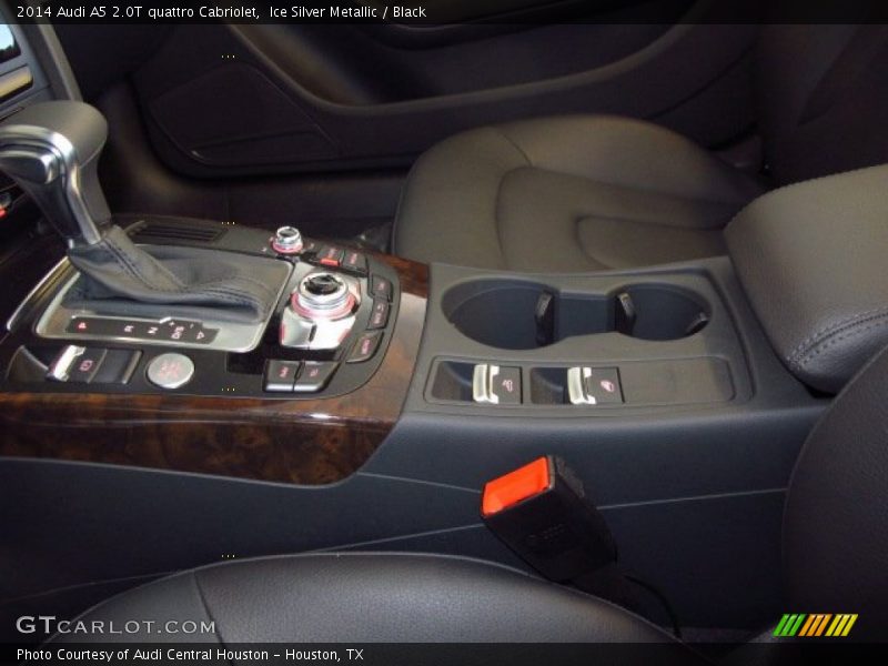 Ice Silver Metallic / Black 2014 Audi A5 2.0T quattro Cabriolet