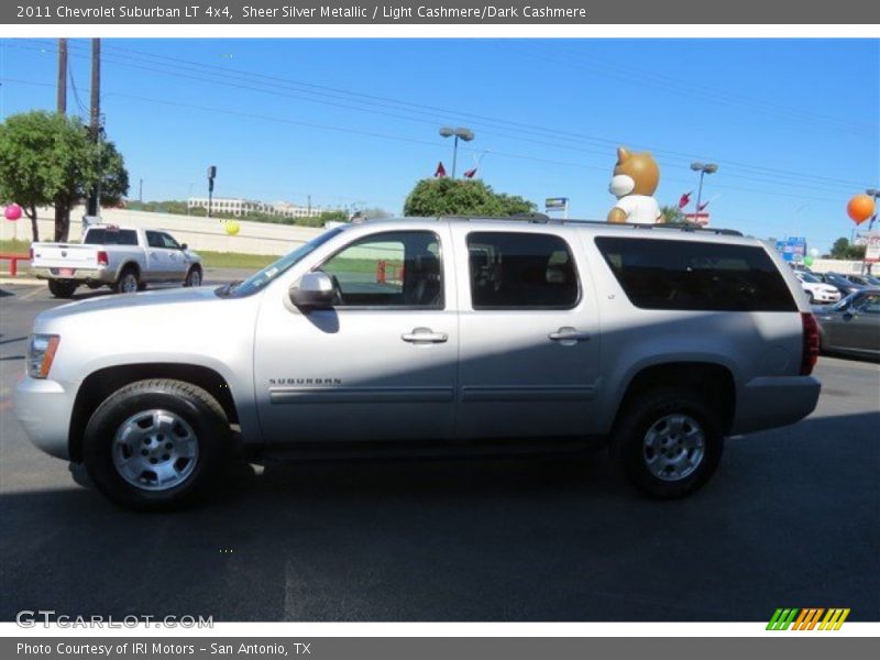 Sheer Silver Metallic / Light Cashmere/Dark Cashmere 2011 Chevrolet Suburban LT 4x4