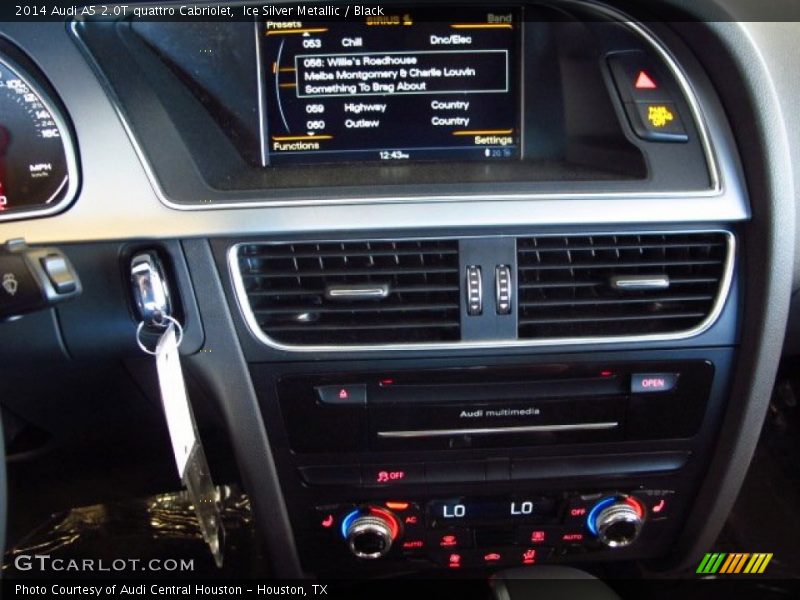 Ice Silver Metallic / Black 2014 Audi A5 2.0T quattro Cabriolet