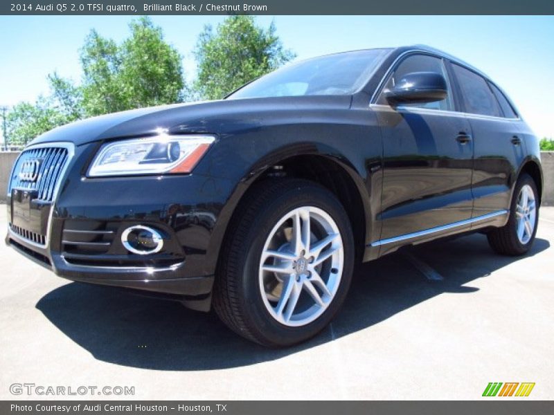 Brilliant Black / Chestnut Brown 2014 Audi Q5 2.0 TFSI quattro