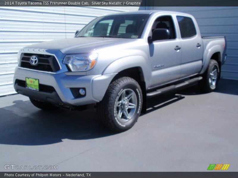 Silver Sky Metallic / Graphite 2014 Toyota Tacoma TSS Prerunner Double Cab