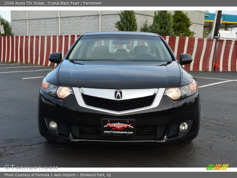 Crystal Black Pearl / Parchment 2009 Acura TSX Sedan