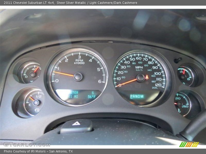 Sheer Silver Metallic / Light Cashmere/Dark Cashmere 2011 Chevrolet Suburban LT 4x4