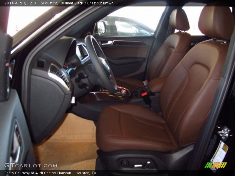 Brilliant Black / Chestnut Brown 2014 Audi Q5 2.0 TFSI quattro