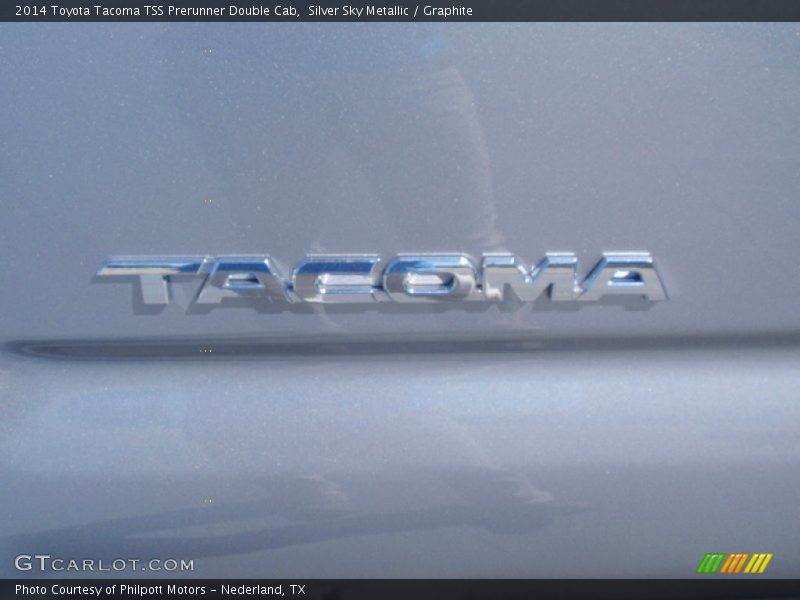 Silver Sky Metallic / Graphite 2014 Toyota Tacoma TSS Prerunner Double Cab