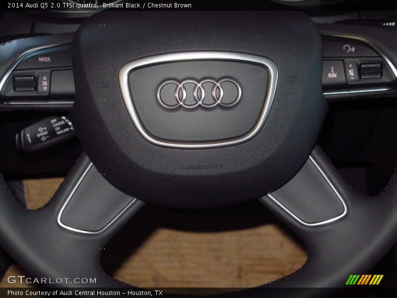 Brilliant Black / Chestnut Brown 2014 Audi Q5 2.0 TFSI quattro