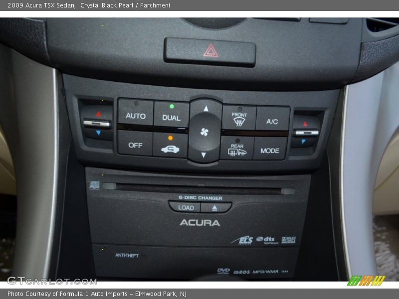 Crystal Black Pearl / Parchment 2009 Acura TSX Sedan