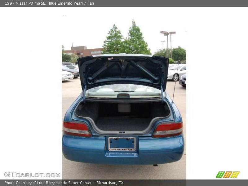 Blue Emerald Pearl / Tan 1997 Nissan Altima SE