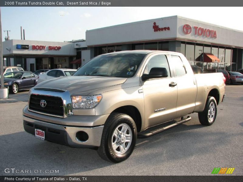 Desert Sand Mica / Beige 2008 Toyota Tundra Double Cab