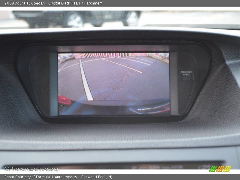 Crystal Black Pearl / Parchment 2009 Acura TSX Sedan