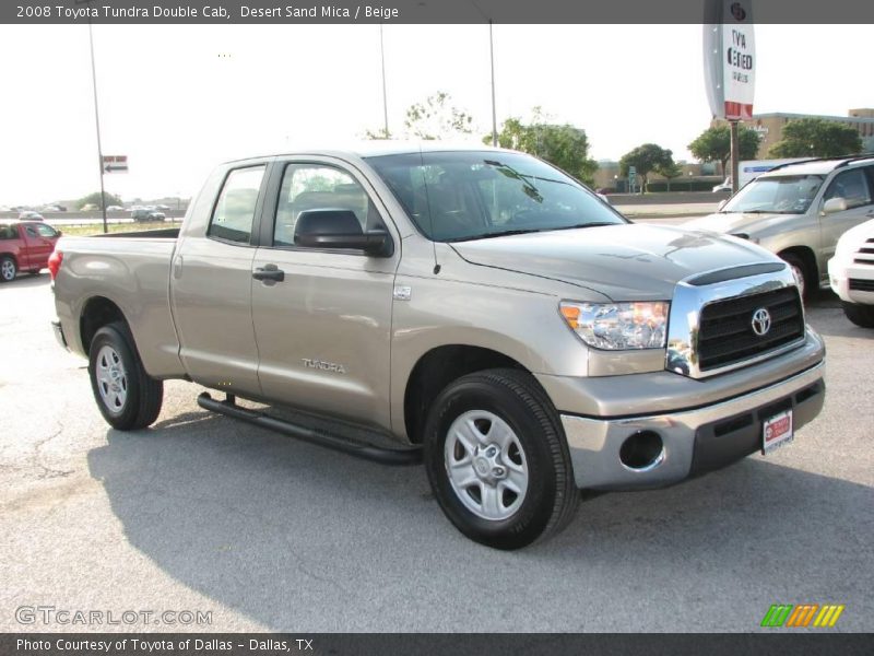 Desert Sand Mica / Beige 2008 Toyota Tundra Double Cab