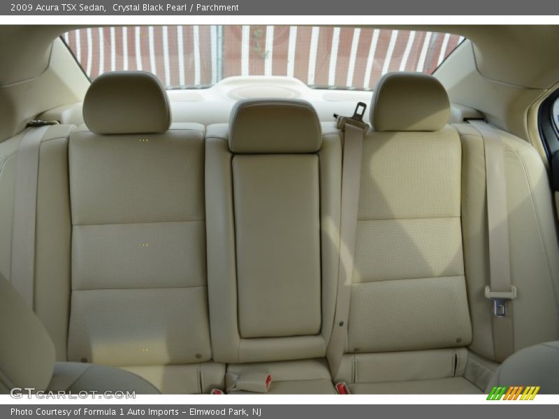 Crystal Black Pearl / Parchment 2009 Acura TSX Sedan