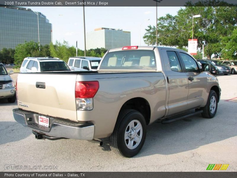 Desert Sand Mica / Beige 2008 Toyota Tundra Double Cab