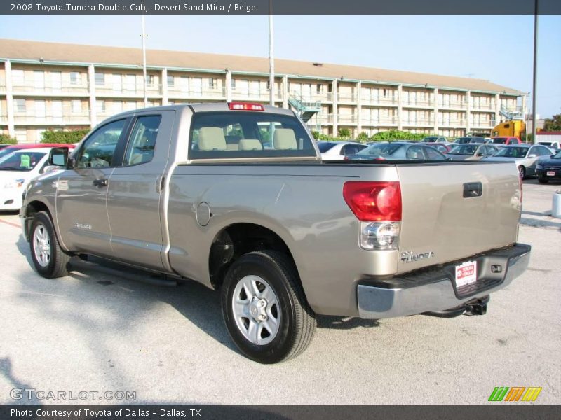 Desert Sand Mica / Beige 2008 Toyota Tundra Double Cab