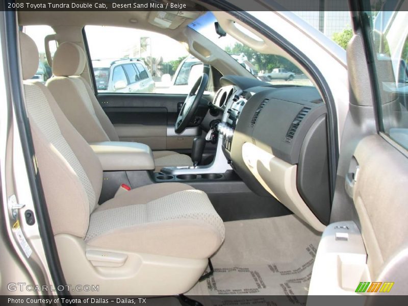 Desert Sand Mica / Beige 2008 Toyota Tundra Double Cab