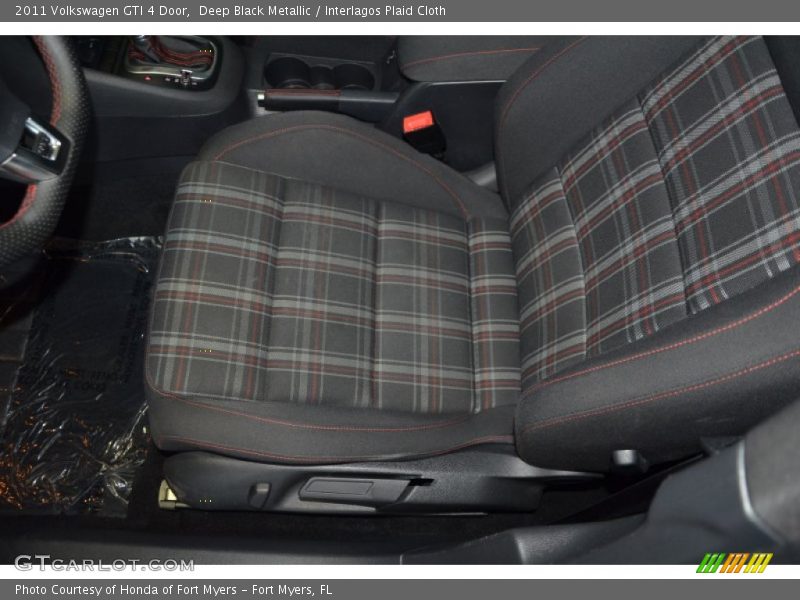 Deep Black Metallic / Interlagos Plaid Cloth 2011 Volkswagen GTI 4 Door