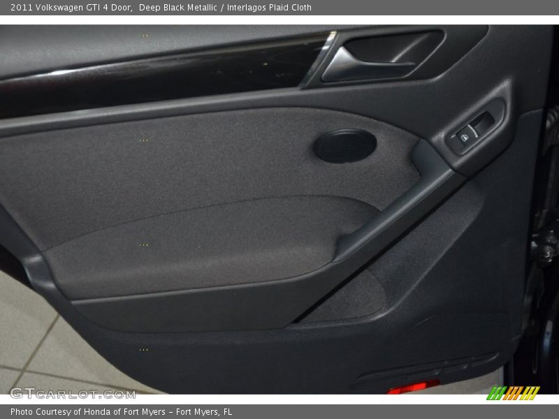 Deep Black Metallic / Interlagos Plaid Cloth 2011 Volkswagen GTI 4 Door