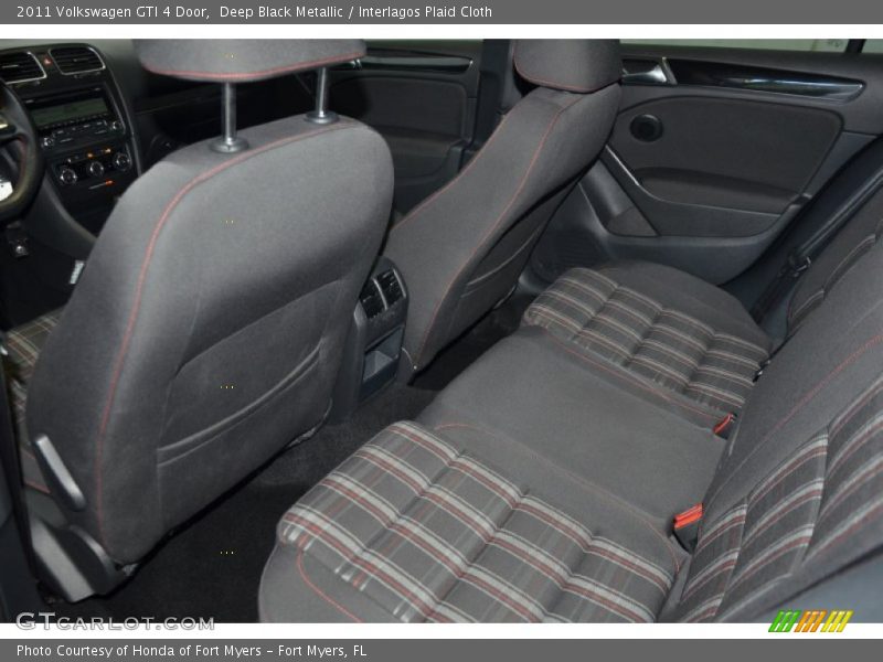 Deep Black Metallic / Interlagos Plaid Cloth 2011 Volkswagen GTI 4 Door