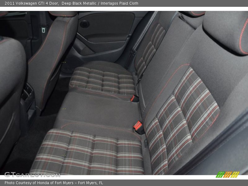 Deep Black Metallic / Interlagos Plaid Cloth 2011 Volkswagen GTI 4 Door