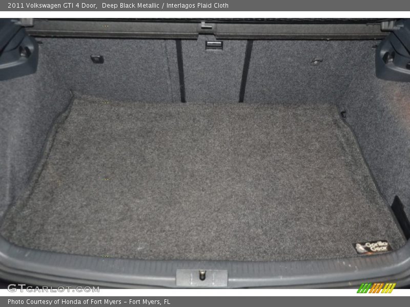 Deep Black Metallic / Interlagos Plaid Cloth 2011 Volkswagen GTI 4 Door