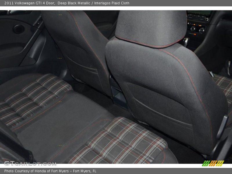 Deep Black Metallic / Interlagos Plaid Cloth 2011 Volkswagen GTI 4 Door