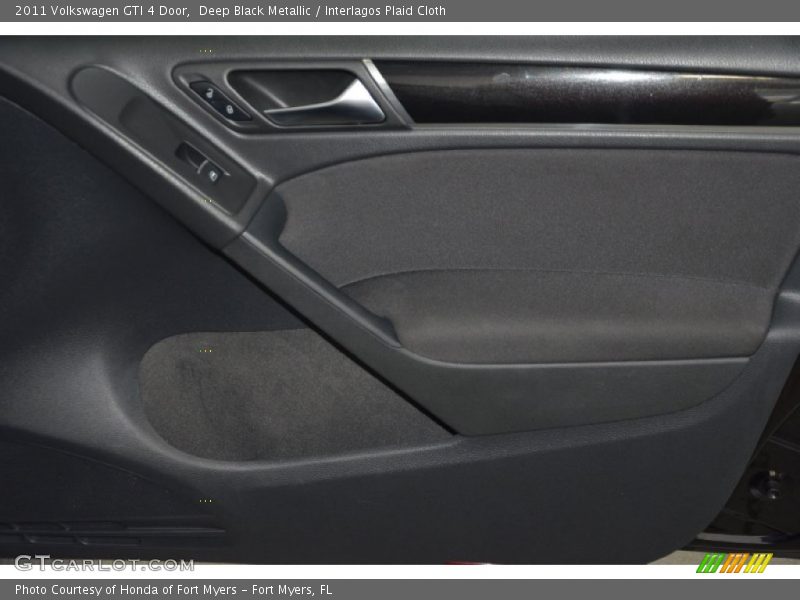 Deep Black Metallic / Interlagos Plaid Cloth 2011 Volkswagen GTI 4 Door