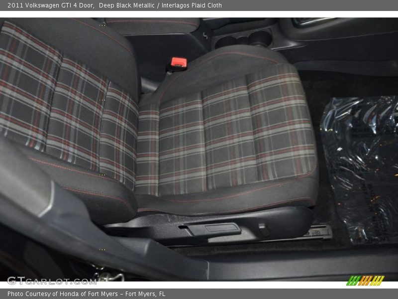 Deep Black Metallic / Interlagos Plaid Cloth 2011 Volkswagen GTI 4 Door