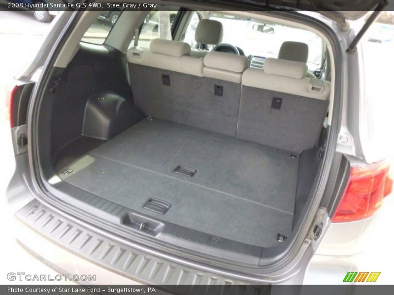 Steel Gray / Gray 2008 Hyundai Santa Fe GLS 4WD