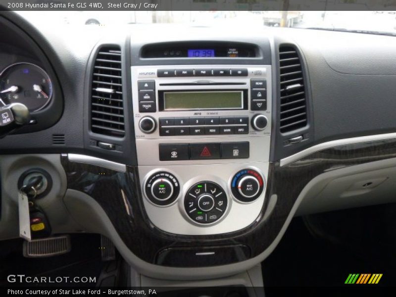 Steel Gray / Gray 2008 Hyundai Santa Fe GLS 4WD