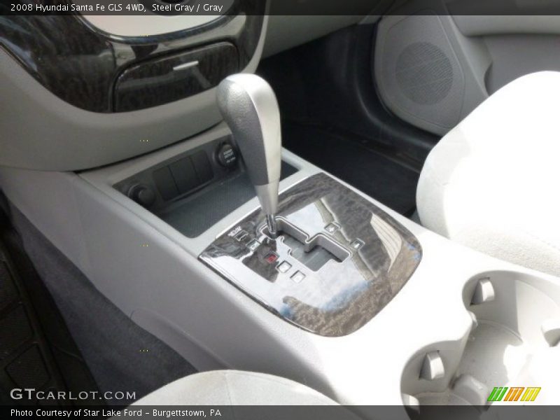 Steel Gray / Gray 2008 Hyundai Santa Fe GLS 4WD