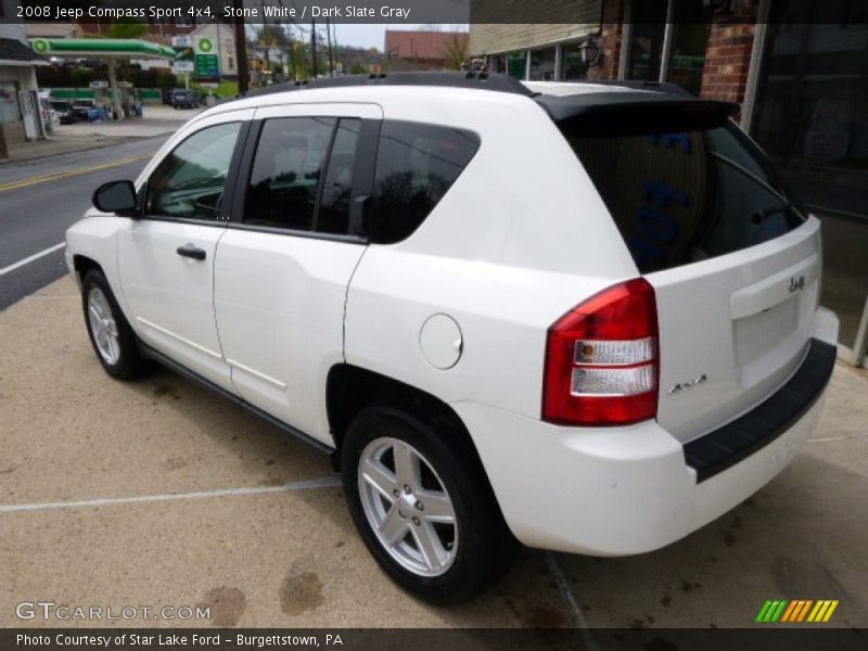 Stone White / Dark Slate Gray 2008 Jeep Compass Sport 4x4