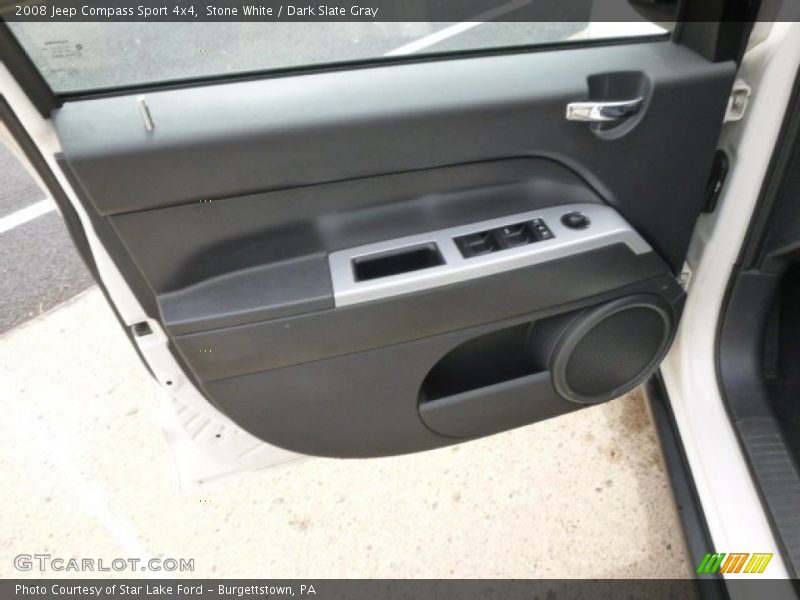 Stone White / Dark Slate Gray 2008 Jeep Compass Sport 4x4