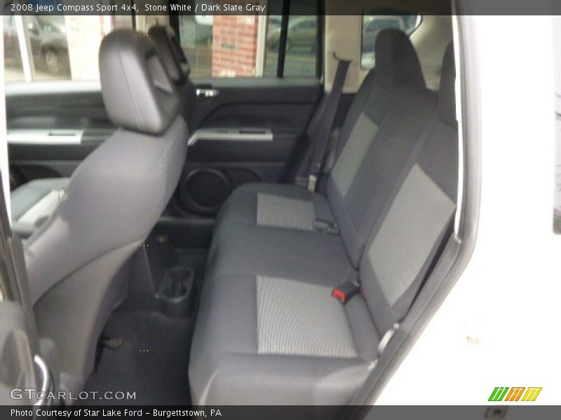 Stone White / Dark Slate Gray 2008 Jeep Compass Sport 4x4