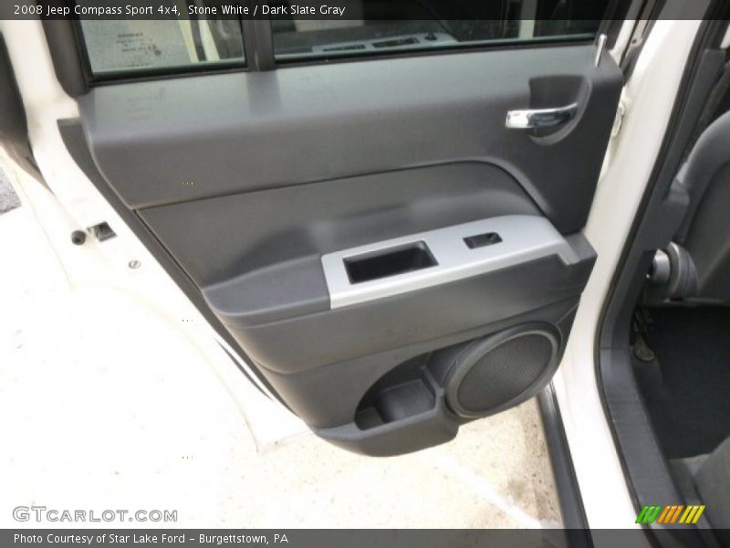 Stone White / Dark Slate Gray 2008 Jeep Compass Sport 4x4