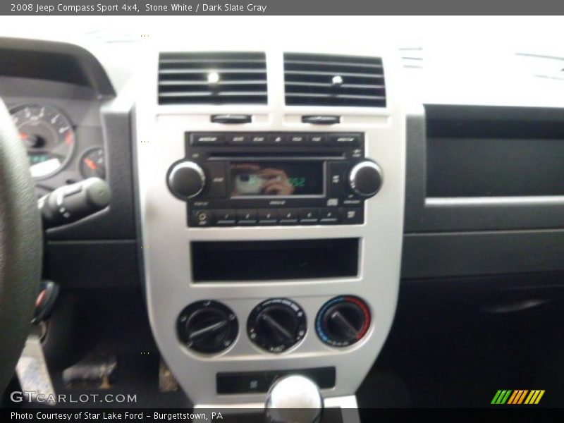 Stone White / Dark Slate Gray 2008 Jeep Compass Sport 4x4