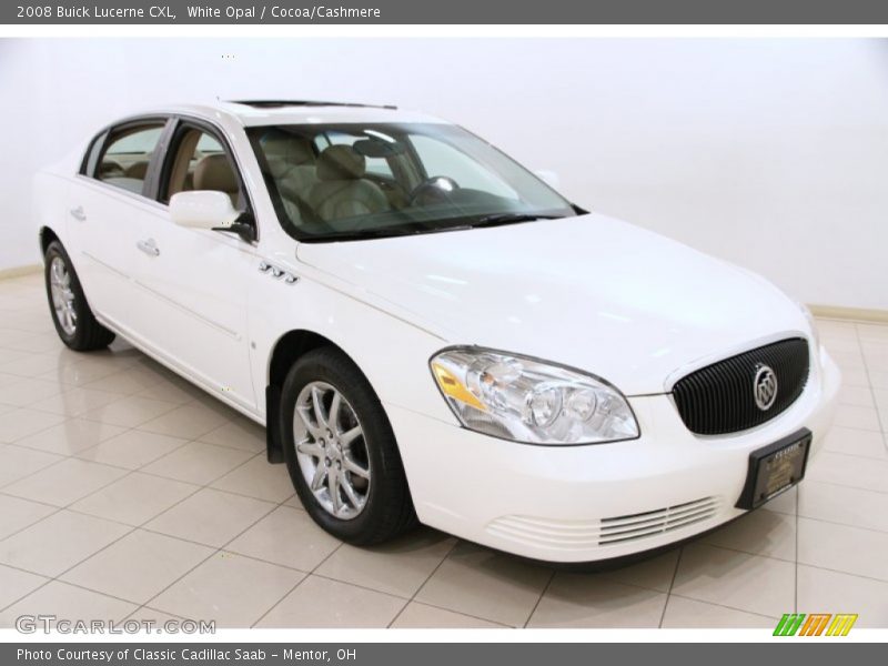 White Opal / Cocoa/Cashmere 2008 Buick Lucerne CXL