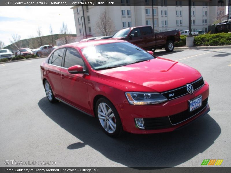 Tornado Red / Titan Black 2012 Volkswagen Jetta GLI Autobahn