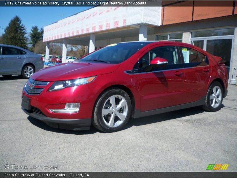 Crystal Red Tintcoat / Light Neutral/Dark Accents 2012 Chevrolet Volt Hatchback