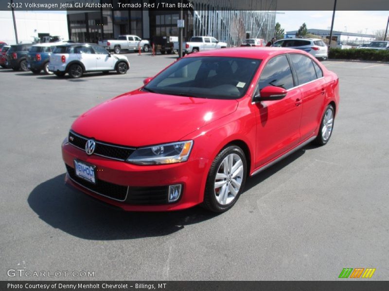 Tornado Red / Titan Black 2012 Volkswagen Jetta GLI Autobahn