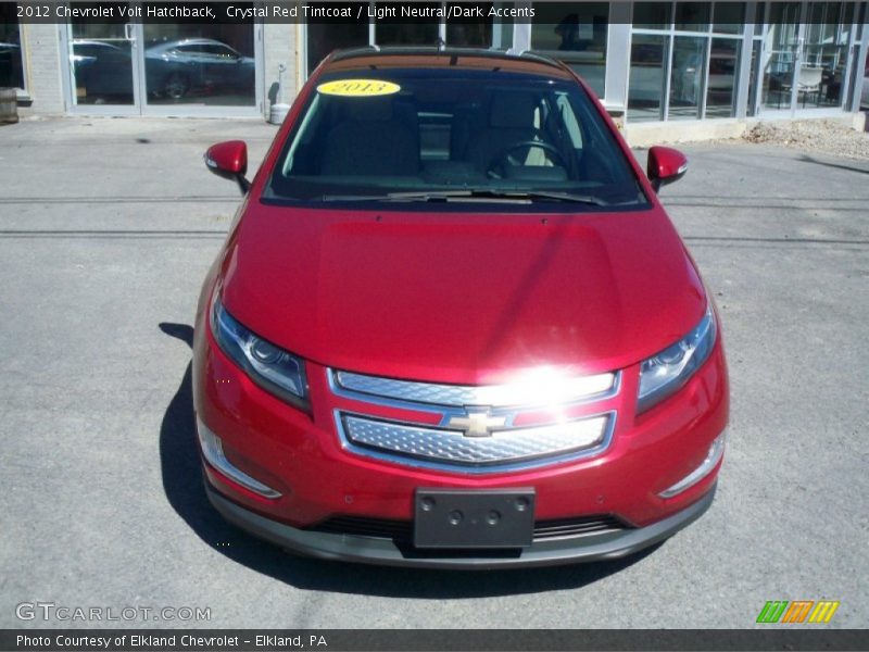 Crystal Red Tintcoat / Light Neutral/Dark Accents 2012 Chevrolet Volt Hatchback
