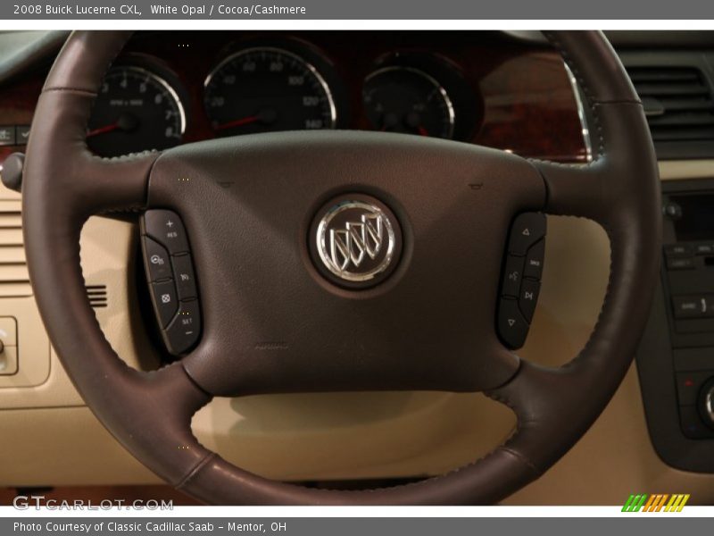 White Opal / Cocoa/Cashmere 2008 Buick Lucerne CXL